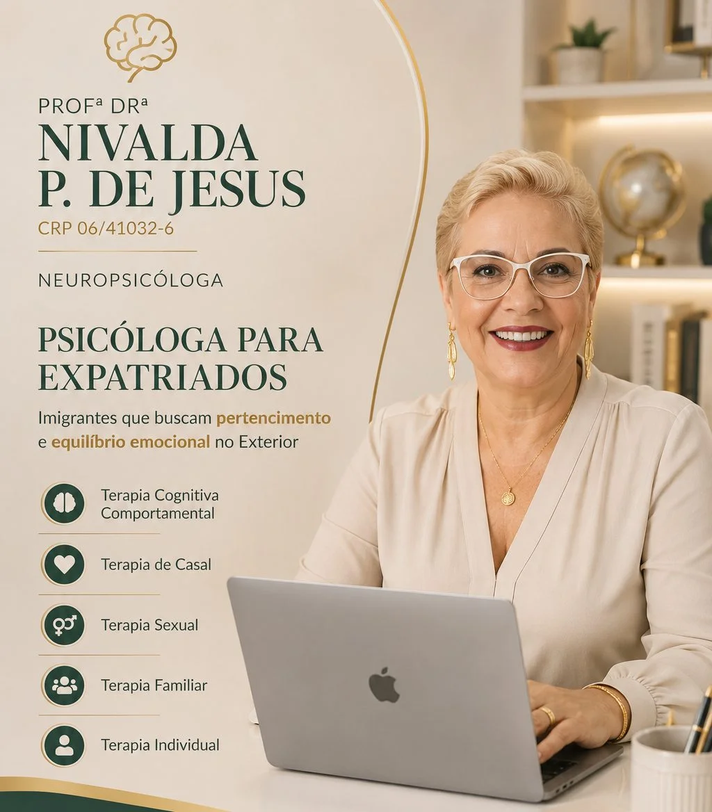 Psicóloga para brasileiros expatriados - atendimento online